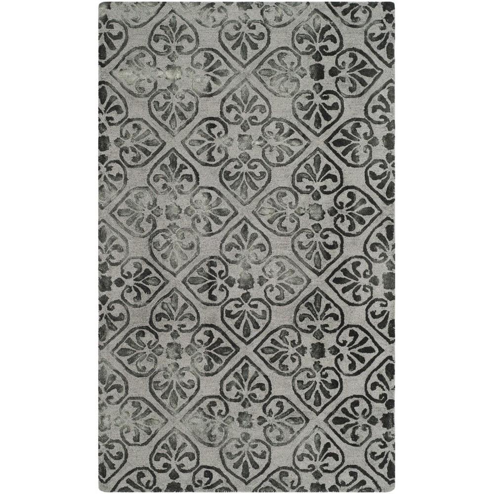 DIP DYE, GREY, 3' X 5', Area Rug, DDY101A-3. Picture 1