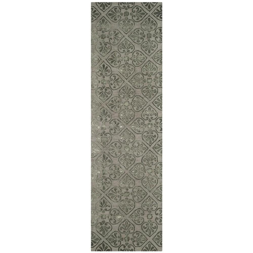 DIP DYE, DARK BEIG, 2'-3" X 8', Area Rug. Picture 1
