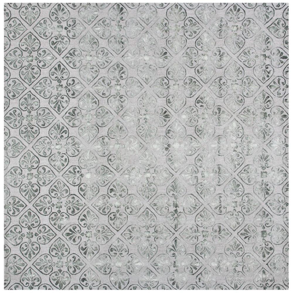 DIP DYE, DARK BEIG, 7' X 7' Square, Area Rug. Picture 1