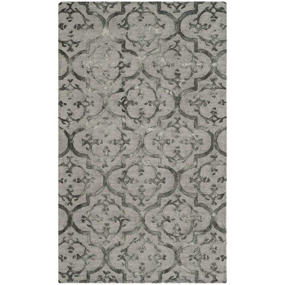 DIP DYE, GREY, 3' X 5', Area Rug, DDY102A-3. Picture 1