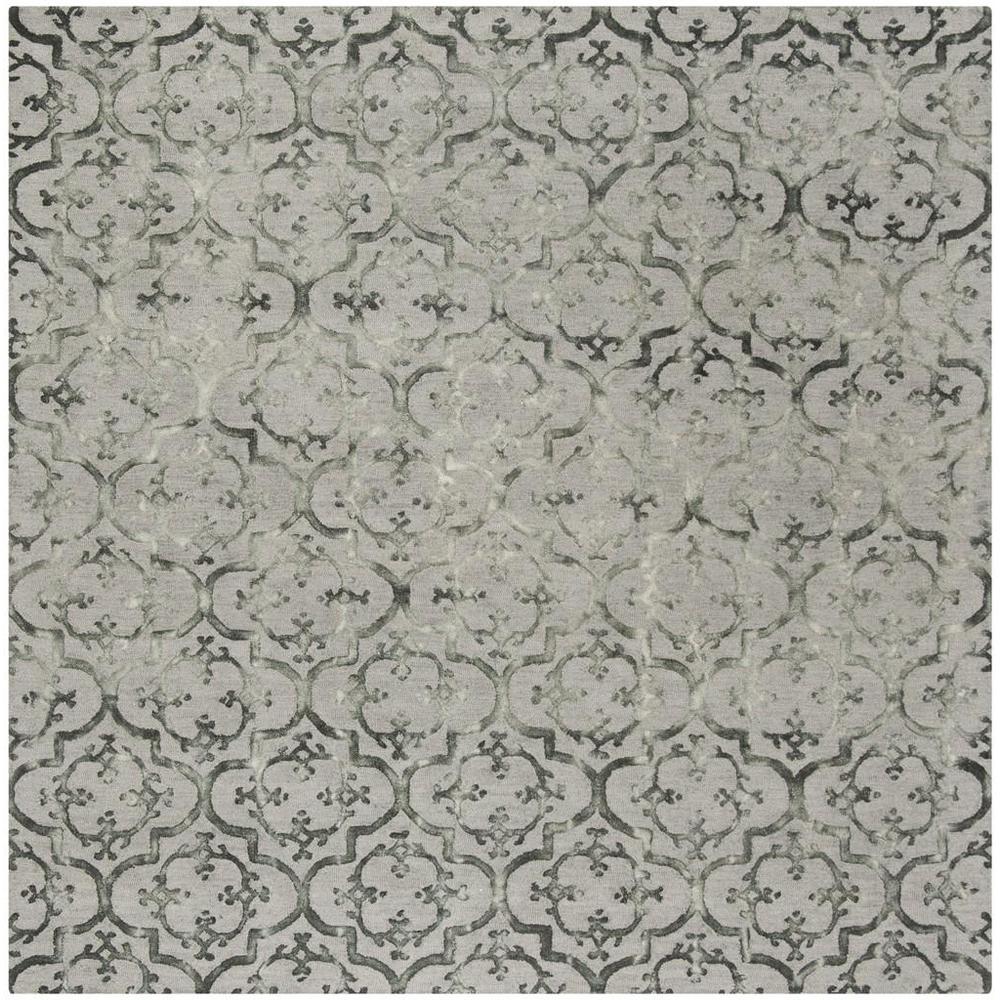 DIP DYE, GREY, 7' X 7' Square, Area Rug, DDY102A-7SQ. Picture 1