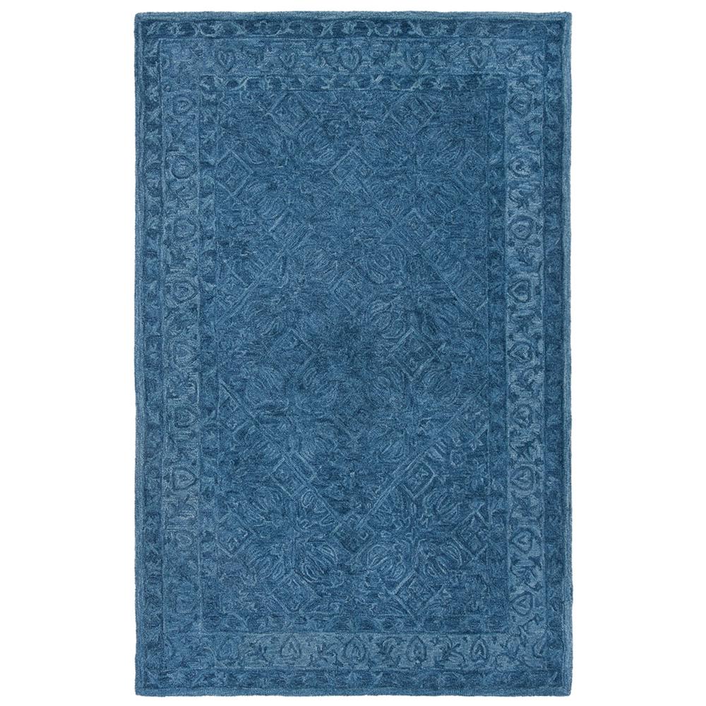 DIP DYE, NAVY BLUE, 5' X 8', Area Rug. Picture 1