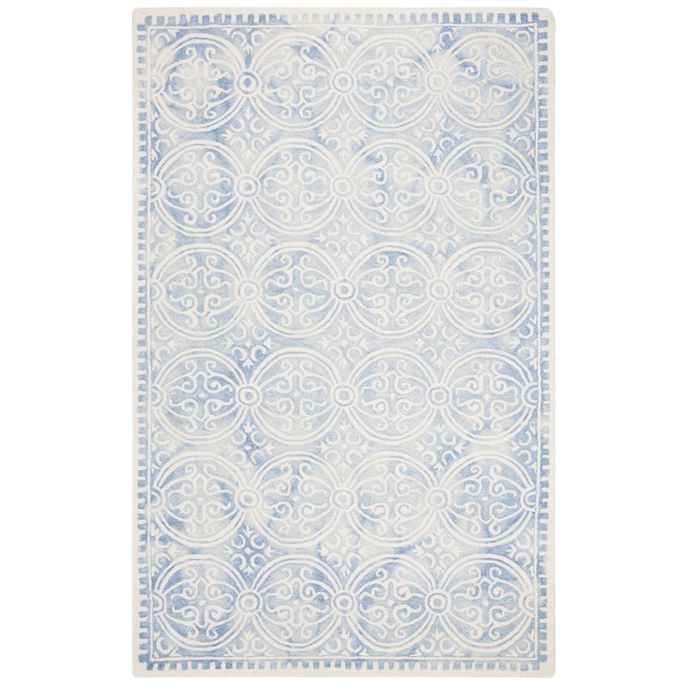 DIP DYE, BLUE / IVORY, 5' X 8', Area Rug, DDY211M-5. Picture 1