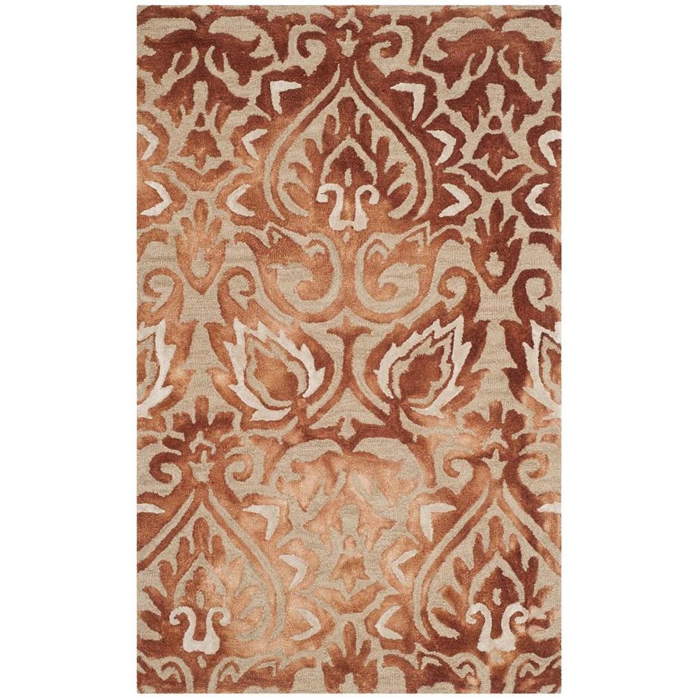 DIP DYE, COPPER / BEIGE, 3' X 5', Area Rug. Picture 1