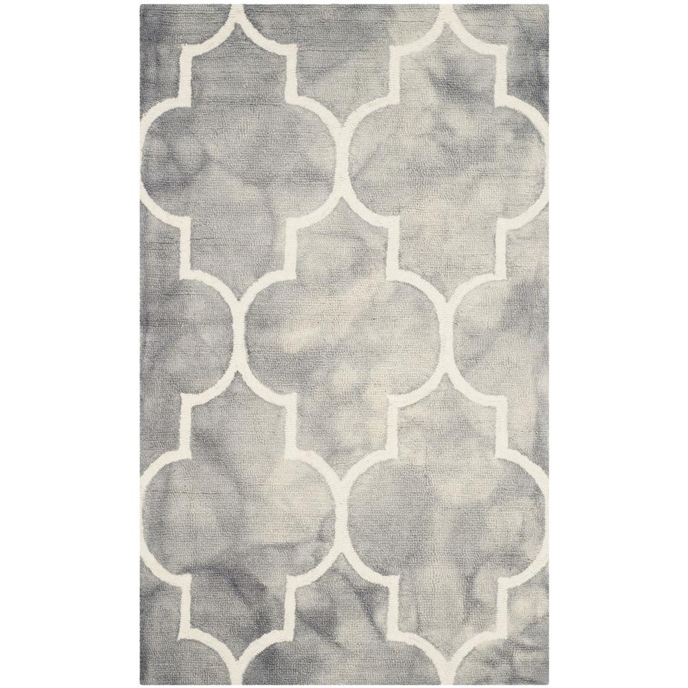 DIP DYE, GREY / IVORY, 3' X 5', Area Rug, DDY535C-3. Picture 1