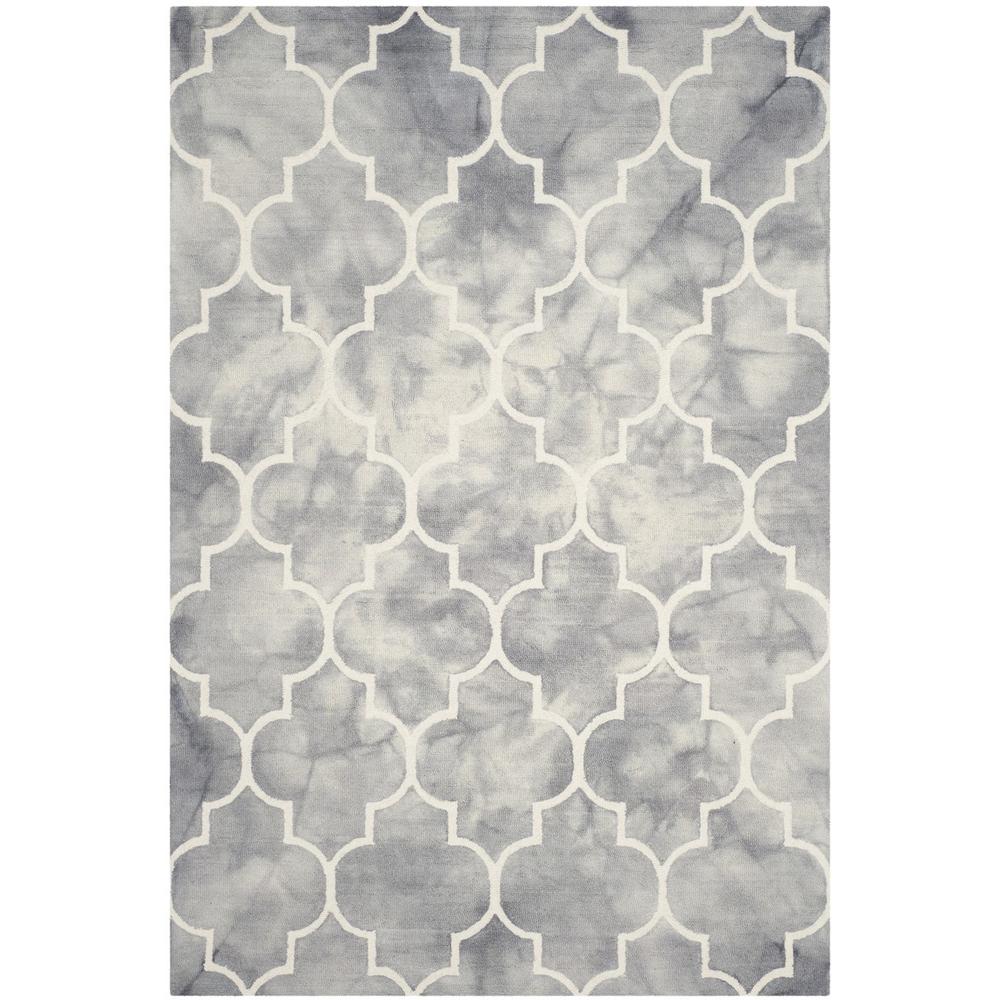 DIP DYE, GREY / IVORY, 6' X 9', Area Rug. Picture 1