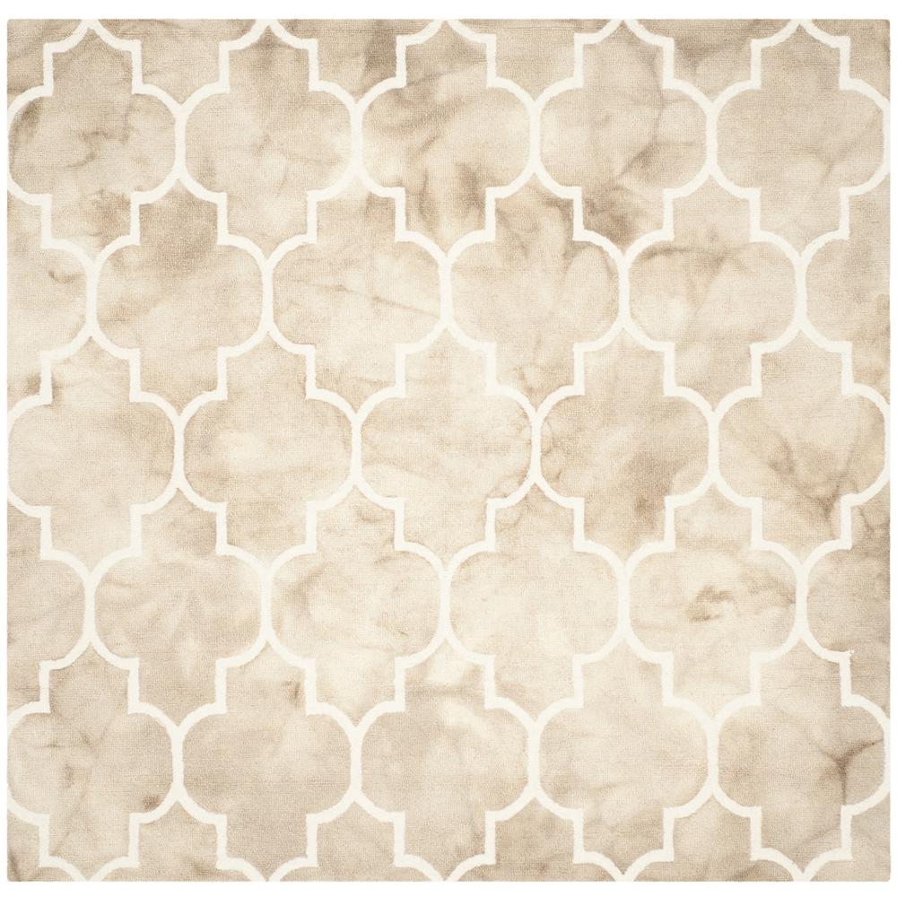 DIP DYE, BEIGE / IVORY, 7' X 7' Square, Area Rug, DDY535G-7SQ. Picture 1