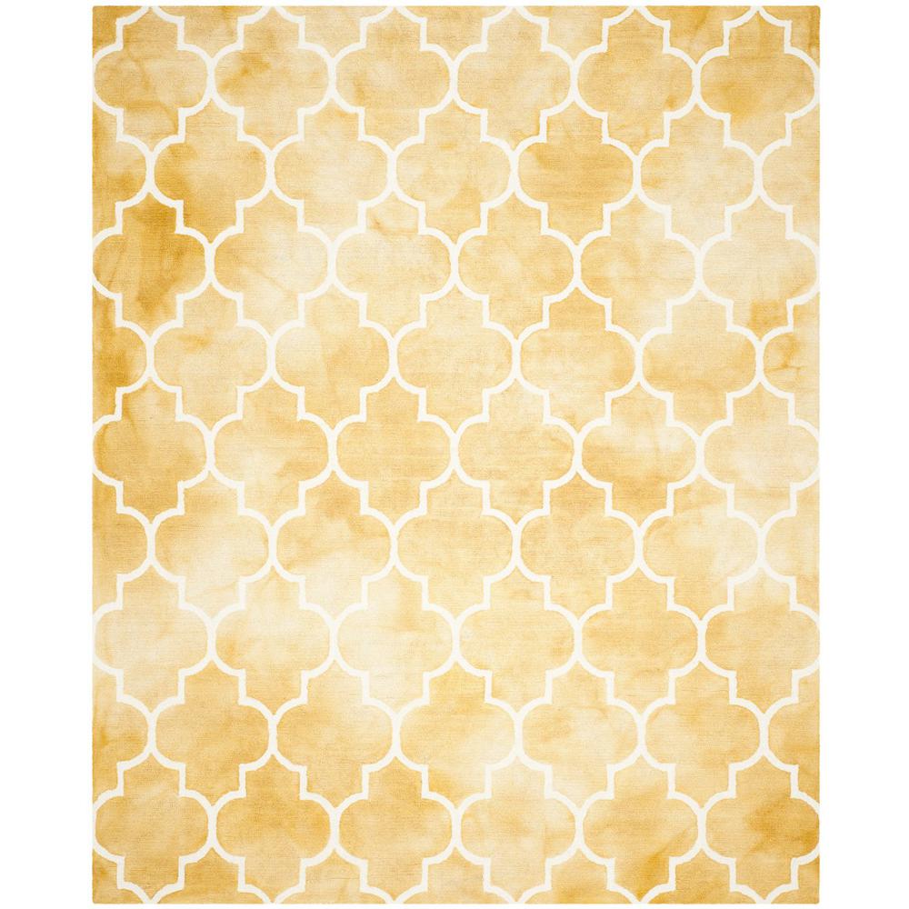 DIP DYE, GOLD / IVORY, 8' X 10', Area Rug, DDY535H-8. Picture 1