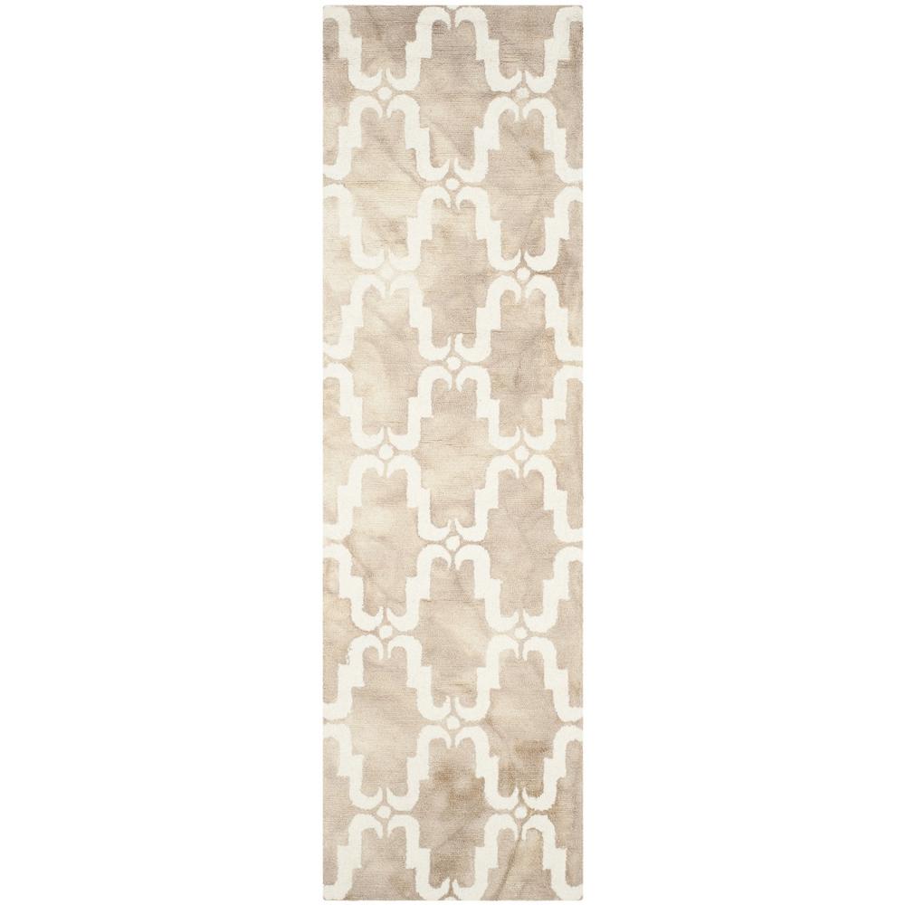 DIP DYE, BEIGE / IVORY, 2'-3" X 8', Area Rug, DDY536G-28. Picture 1