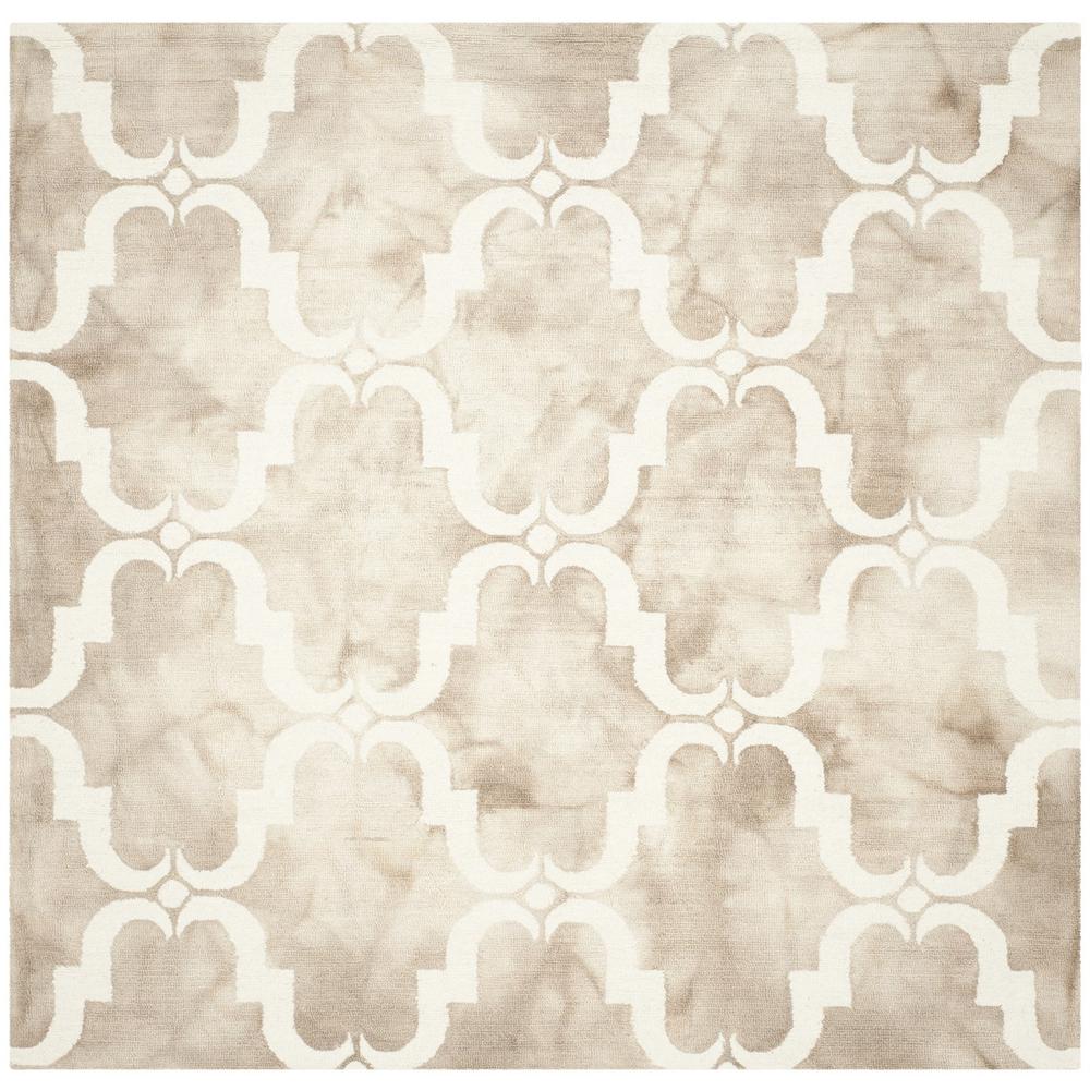 DIP DYE, BEIGE / IVORY, 7' X 7' Square, Area Rug, DDY536G-7SQ. Picture 1
