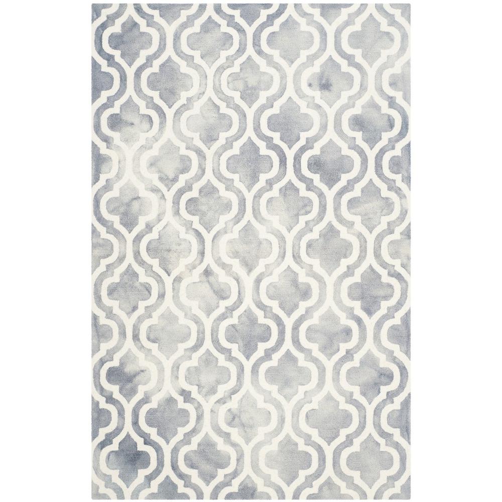 DIP DYE, GREY / IVORY, 5' X 8', Area Rug, DDY537C-5. Picture 1