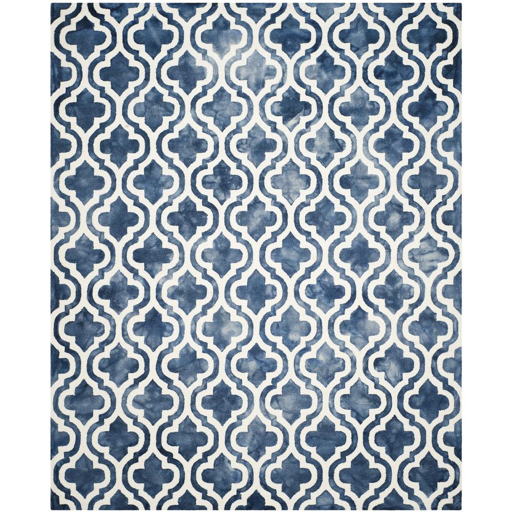DIP DYE, NAVY / IVORY, 8' X 10', Area Rug, DDY537N-8. Picture 1