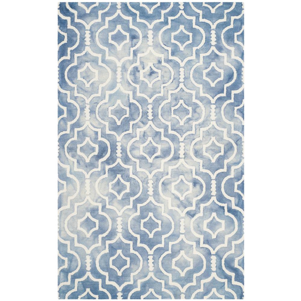 DIP DYE, BLUE / IVORY, 5' X 8', Area Rug, DDY538K-5. Picture 1