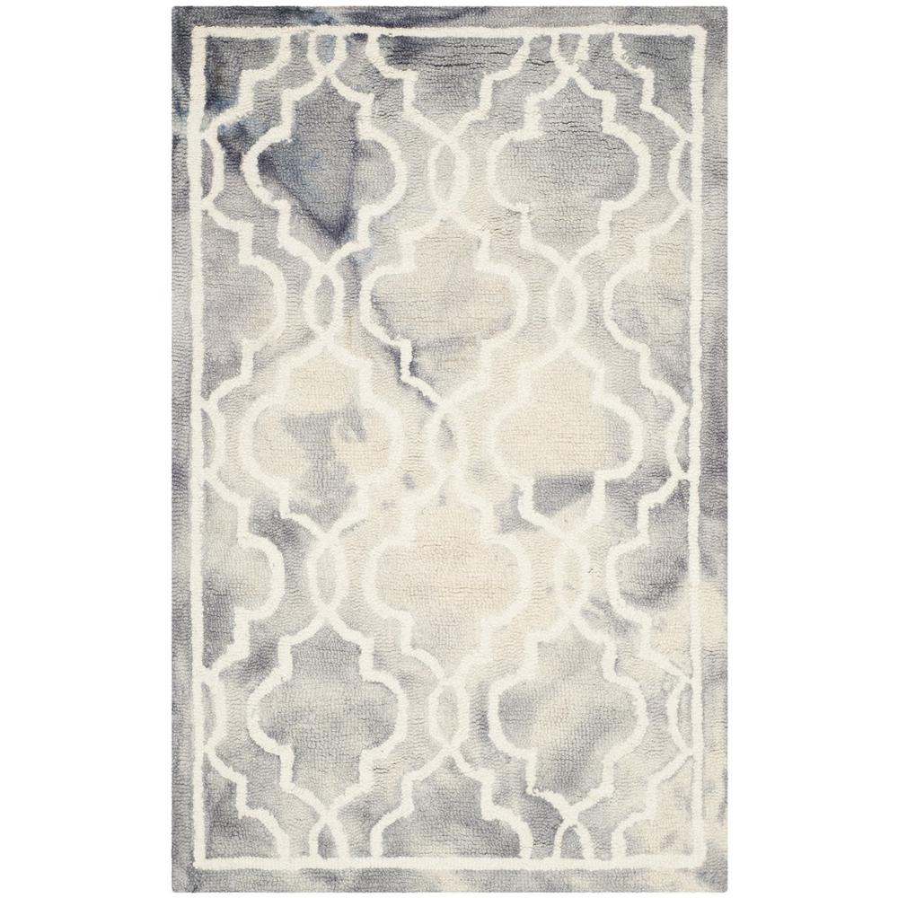 DIP DYE, GREY / IVORY, 2'-6" X 4', Area Rug, DDY539C-24. Picture 1