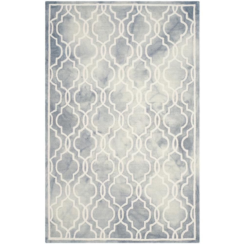 DIP DYE, GREY / IVORY, 5' X 8', Area Rug, DDY539C-5. Picture 1