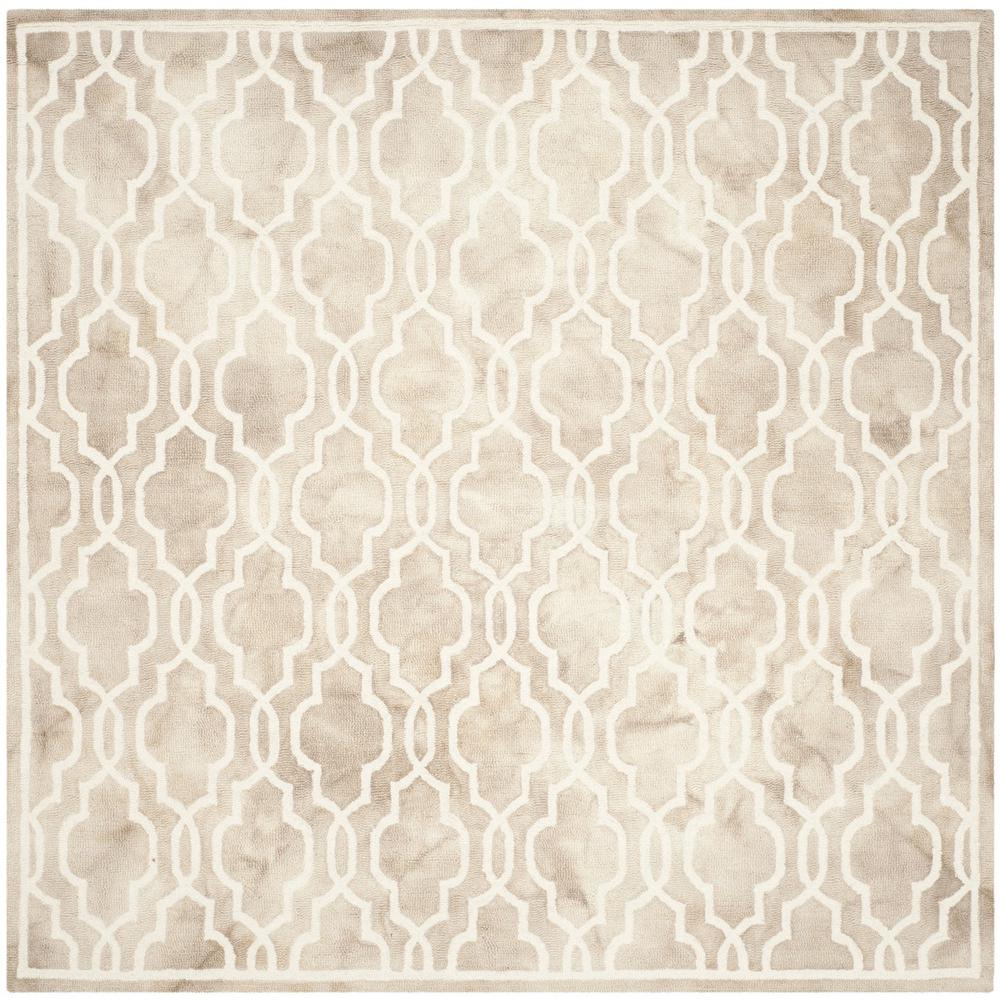 DIP DYE, BEIGE / IVORY, 7' X 7' Square, Area Rug, DDY539G-7SQ. Picture 1