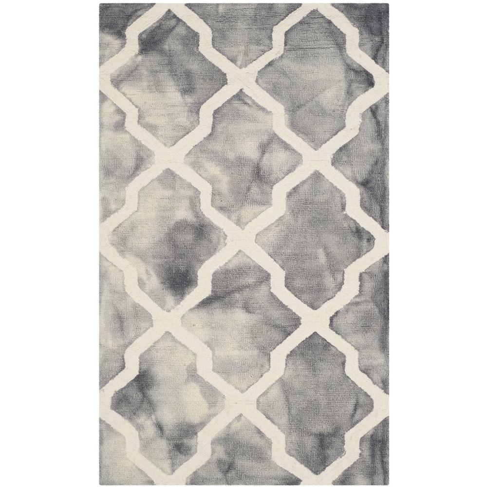 DIP DYE, GREY / IVORY, 3' X 5', Area Rug, DDY540C-3. Picture 1