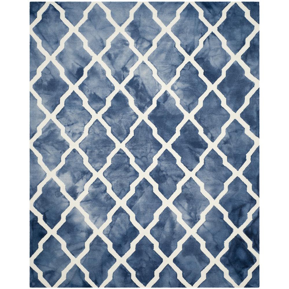 DIP DYE, NAVY / IVORY, 8' X 10', Area Rug, DDY540N-8. Picture 1