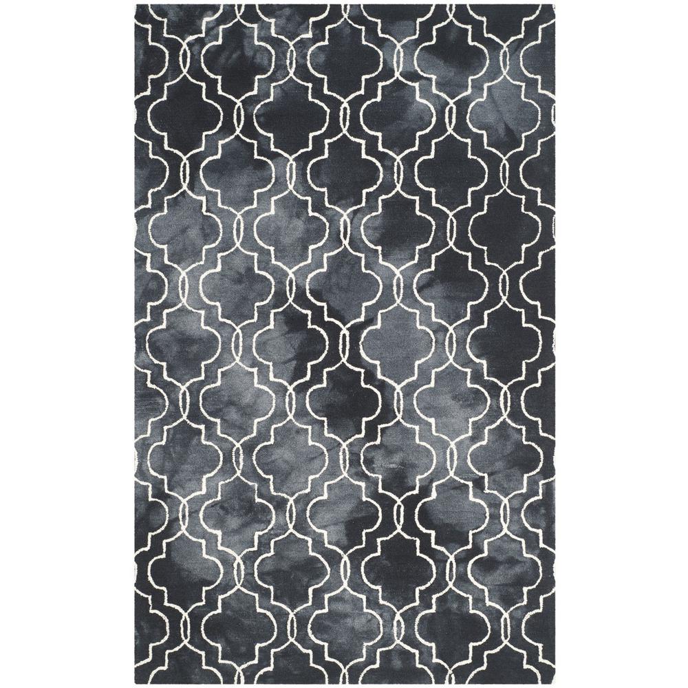 DIP DYE, GRAPHITE / IVORY, 5' X 8', Area Rug, DDY676J-5. Picture 1