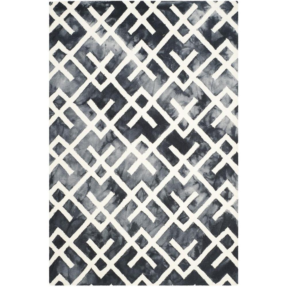 DIP DYE, GRAPHITE / IVORY, 5' X 8', Area Rug, DDY677J-5. Picture 1