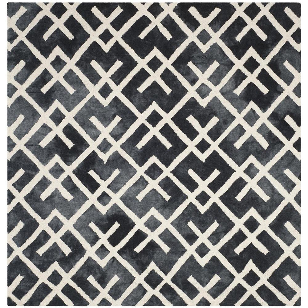 DIP DYE, GRAPHITE / IVORY, 7' X 7' Square, Area Rug, DDY677J-7SQ. Picture 1