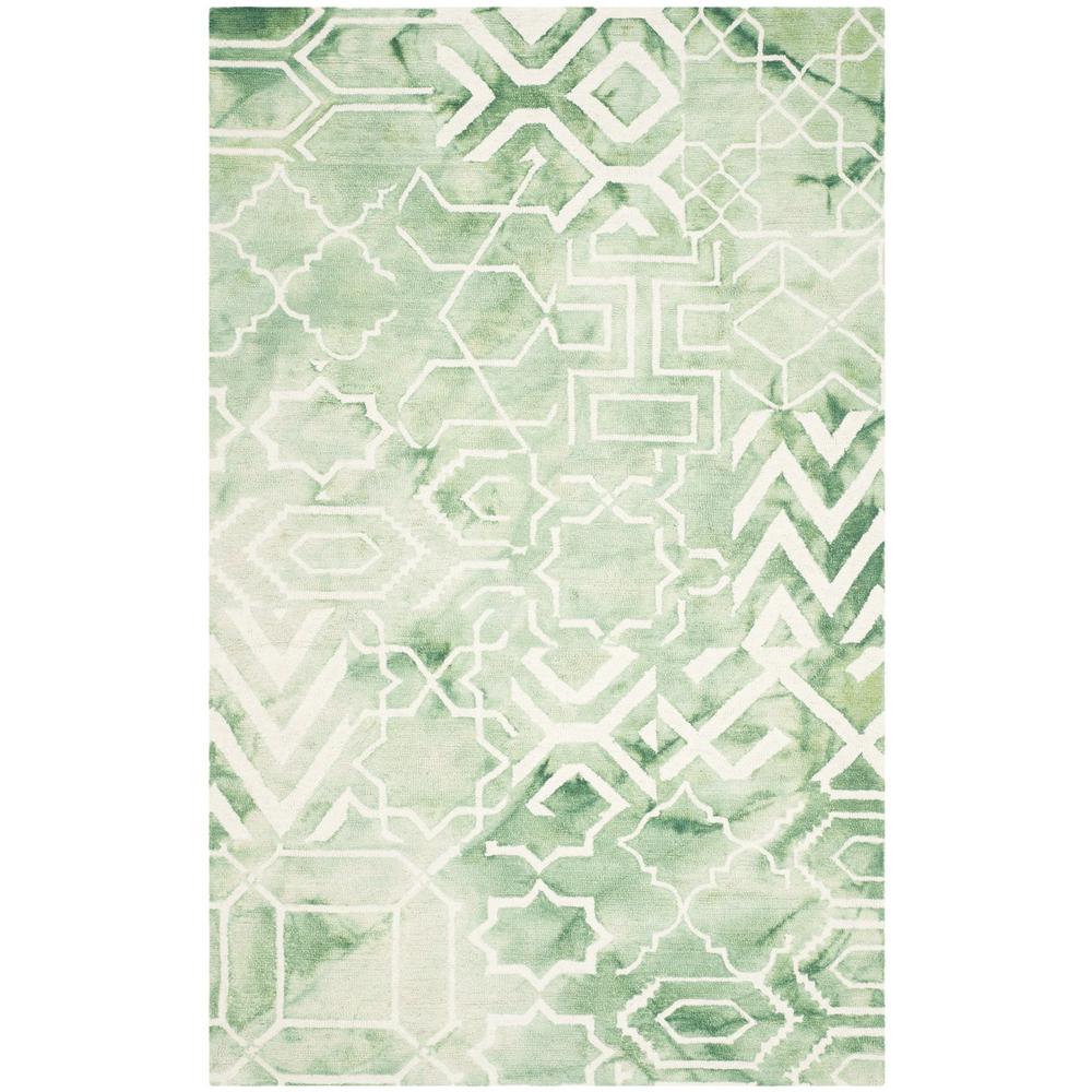 DIP DYE, GREEN / IVORY, 5' X 8', Area Rug, DDY678Q-5. Picture 1