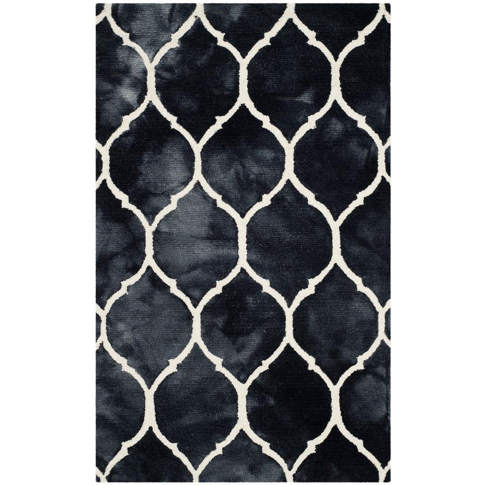 DIP DYE, GRAPHITE / IVORY, 3' X 5', Area Rug, DDY685J-3. Picture 1