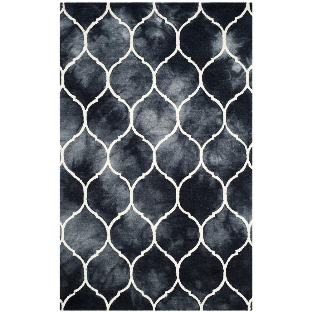 DIP DYE, GRAPHITE / IVORY, 5' X 8', Area Rug, DDY685J-5. Picture 1