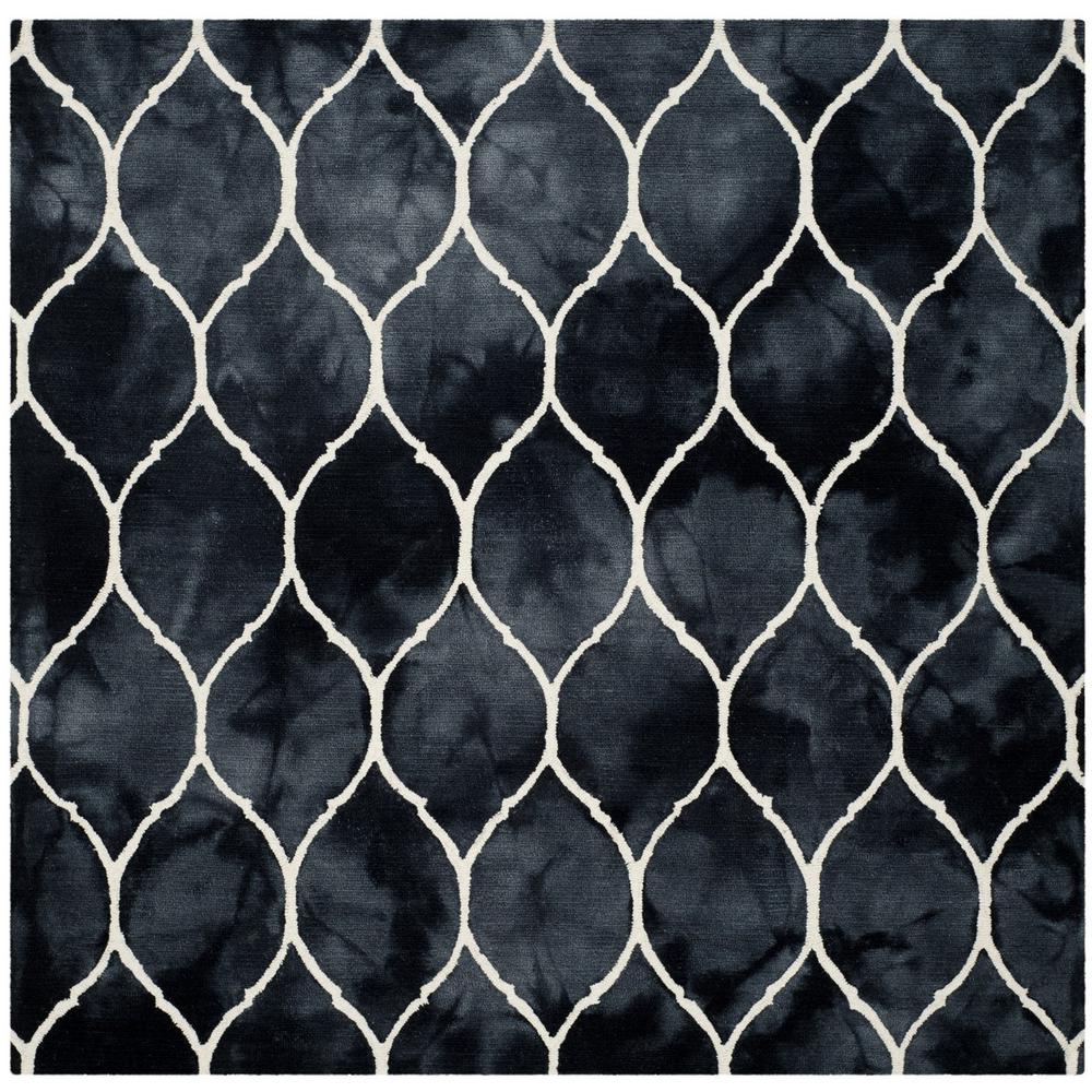 DIP DYE, GRAPHITE / IVORY, 7' X 7' Square, Area Rug, DDY685J-7SQ. Picture 1