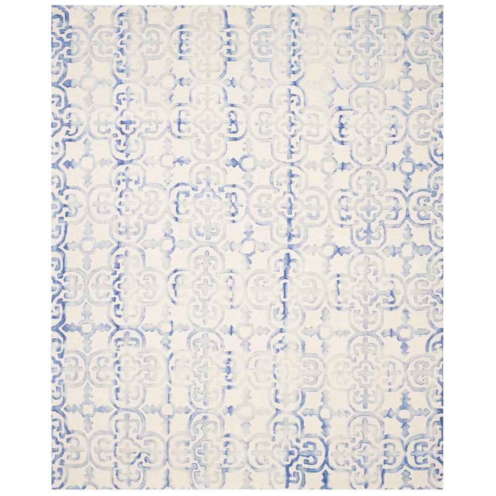 DIP DYE, IVORY / BLUE, 8' X 10', Area Rug, DDY711A-8. Picture 1