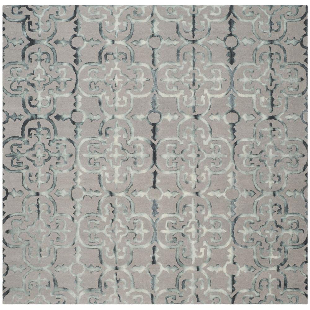 DIP DYE, GREY / CHARCOAL, 7' X 7' Square, Area Rug, DDY711B-7SQ. Picture 1
