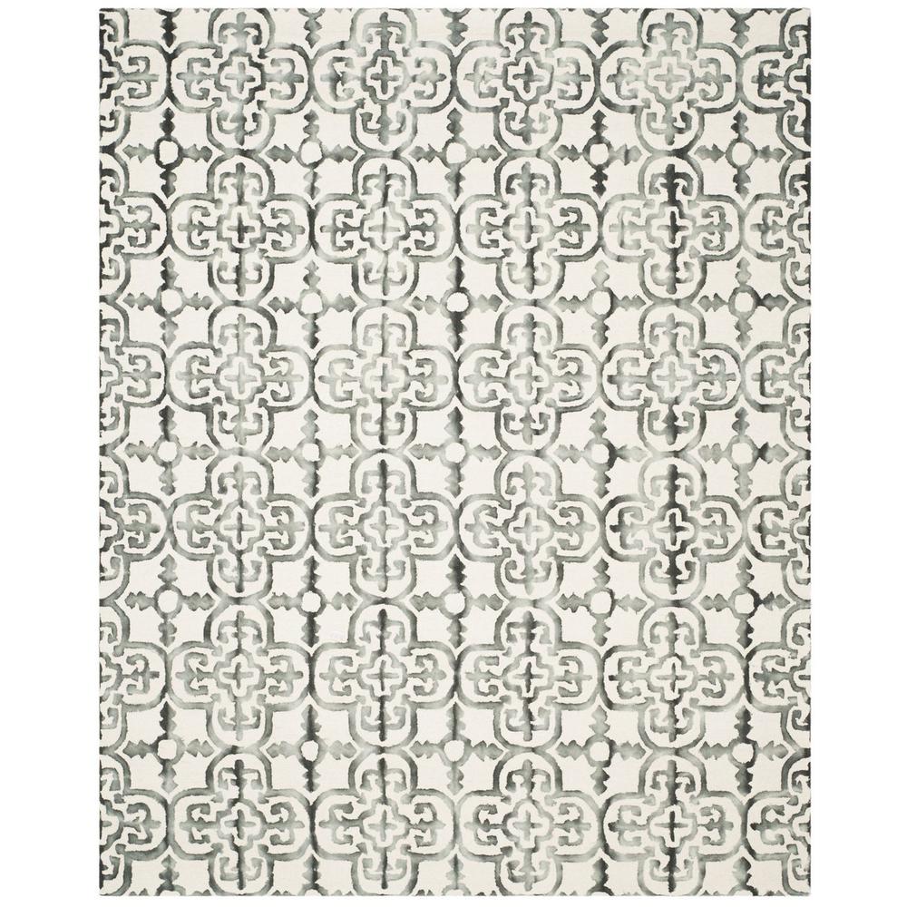 DIP DYE, IVORY / CHARCOAL, 8' X 10', Area Rug, DDY711D-8. Picture 1