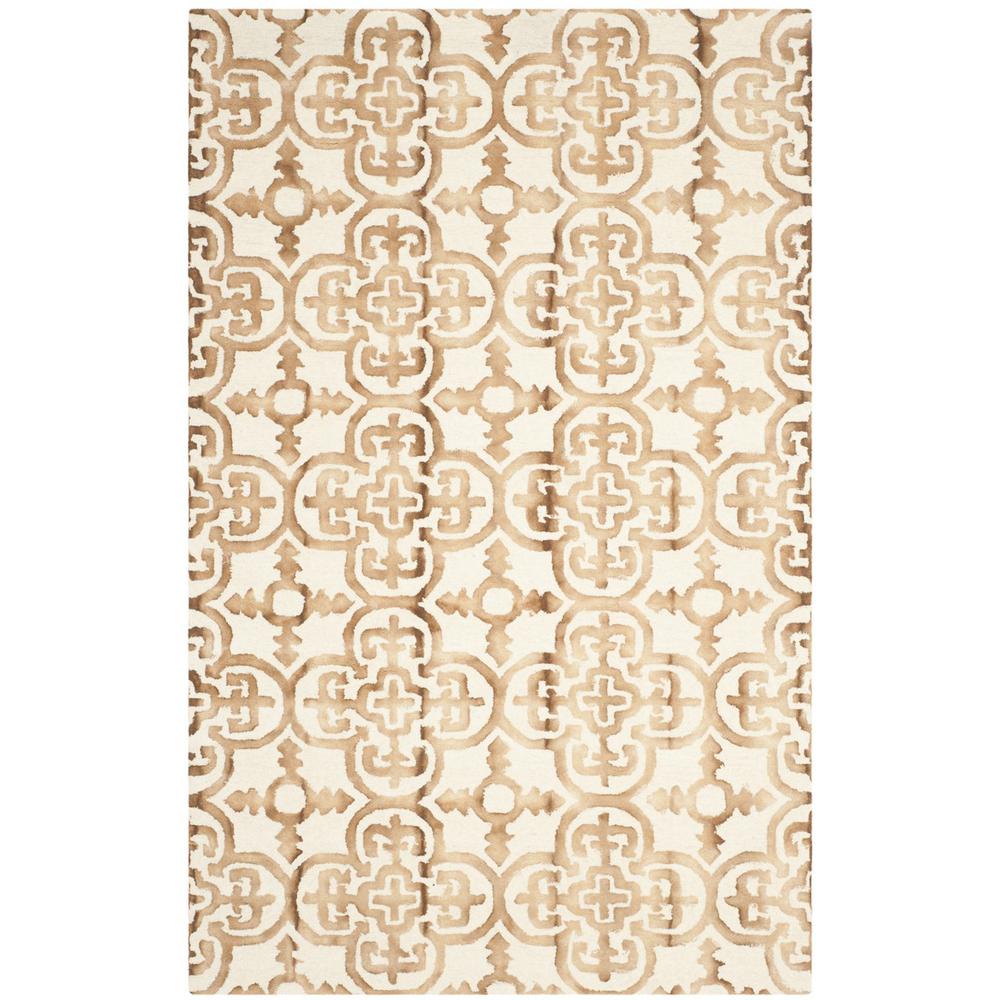 DIP DYE, IVORY / CAMEL, 5' X 8', Area Rug, DDY711E-5. Picture 1