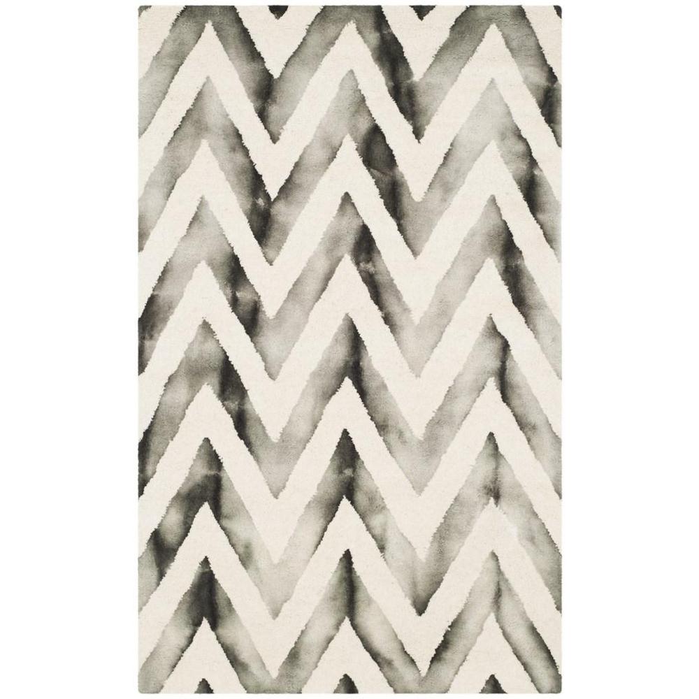 DIP DYE, IVORY / CHARCOAL, 3' X 5', Area Rug, DDY715D-3. Picture 1