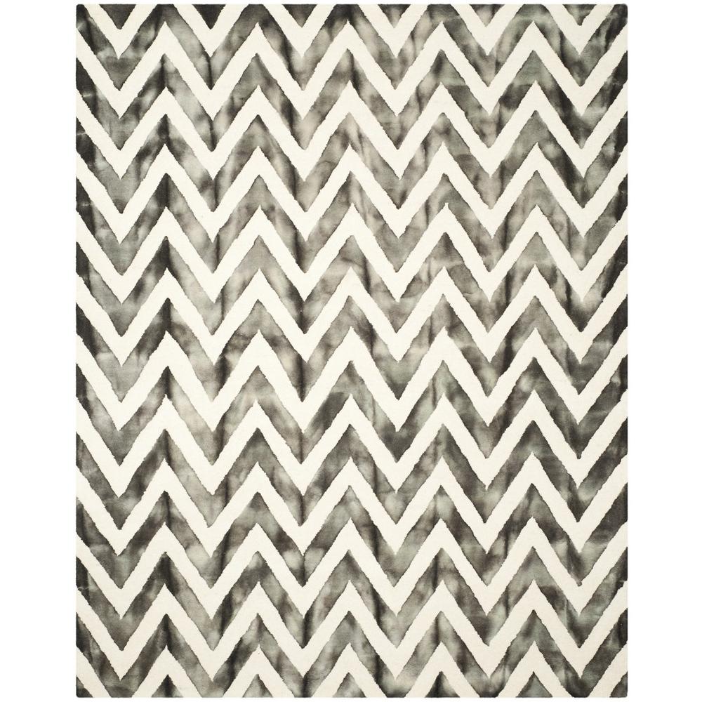 DIP DYE, IVORY / CHARCOAL, 8' X 10', Area Rug, DDY715D-8. Picture 1