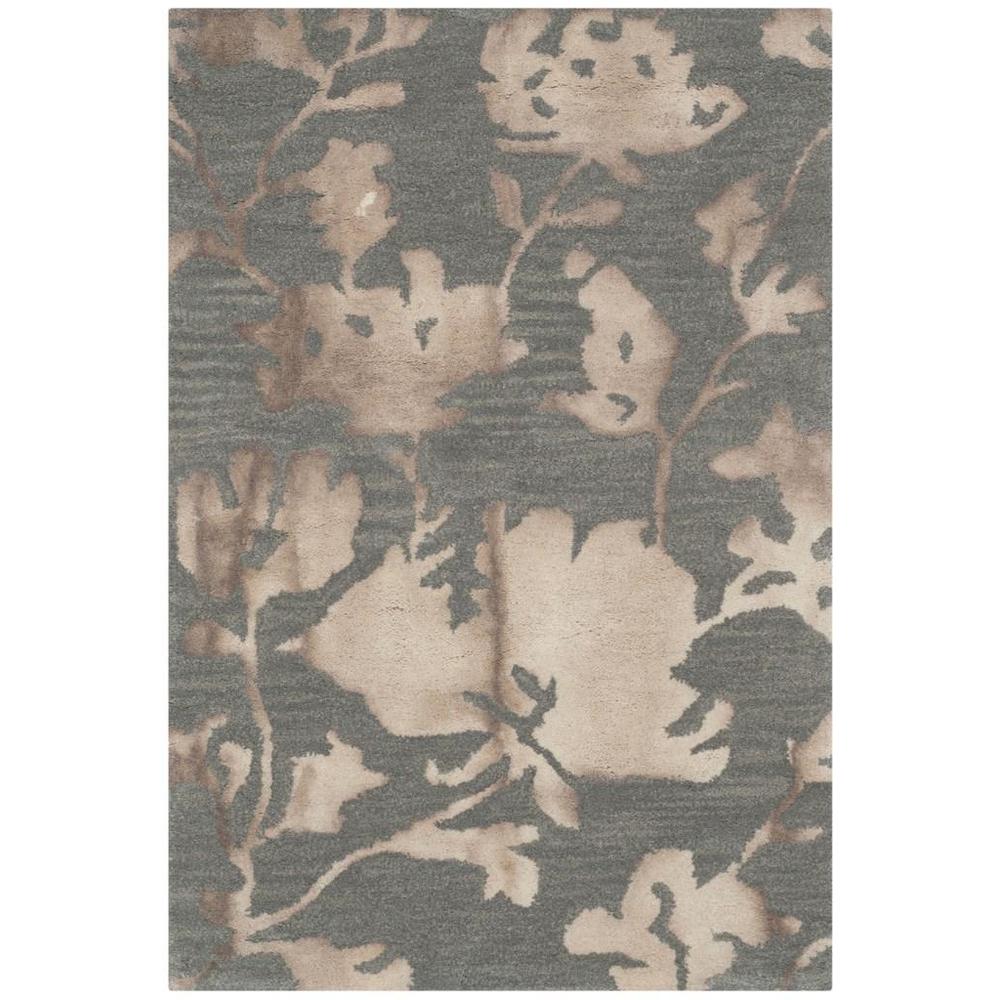 DIP DYE, GREY / BEIGE, 2' X 3', Area Rug. Picture 1