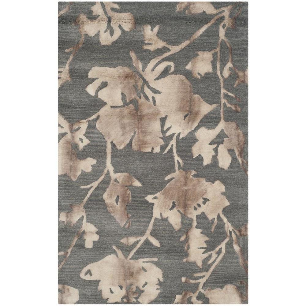 DIP DYE, GREY / BEIGE, 3' X 5', Area Rug. Picture 1