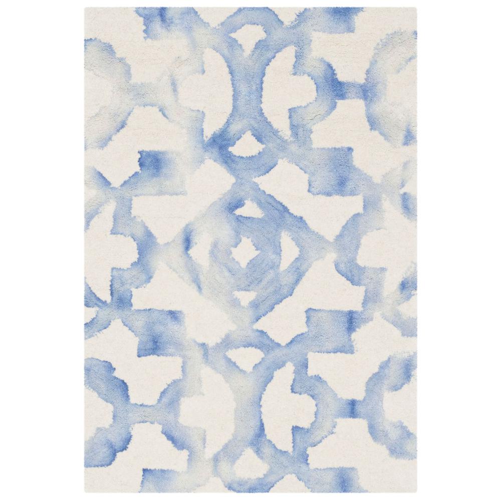 DIP DYE, IVORY / BLUE, 2' X 3', Area Rug, DDY717A-2. Picture 1