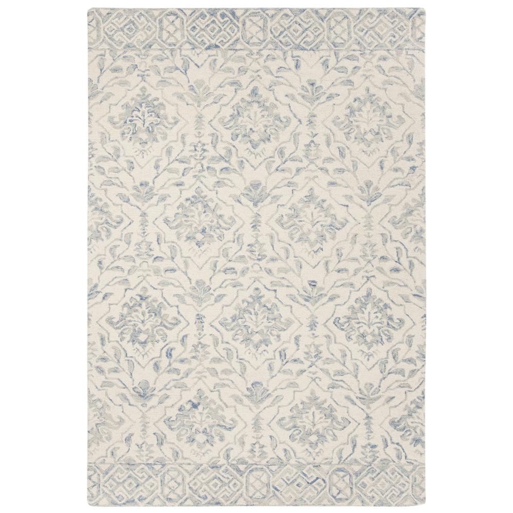 DIP DYE, LIGHT BLUE / IVORY, 5' X 8', Area Rug. Picture 1