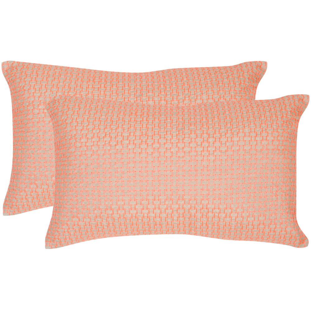 BOX STITCH  PILLOW, DEC453C-1220-SET2. Picture 1