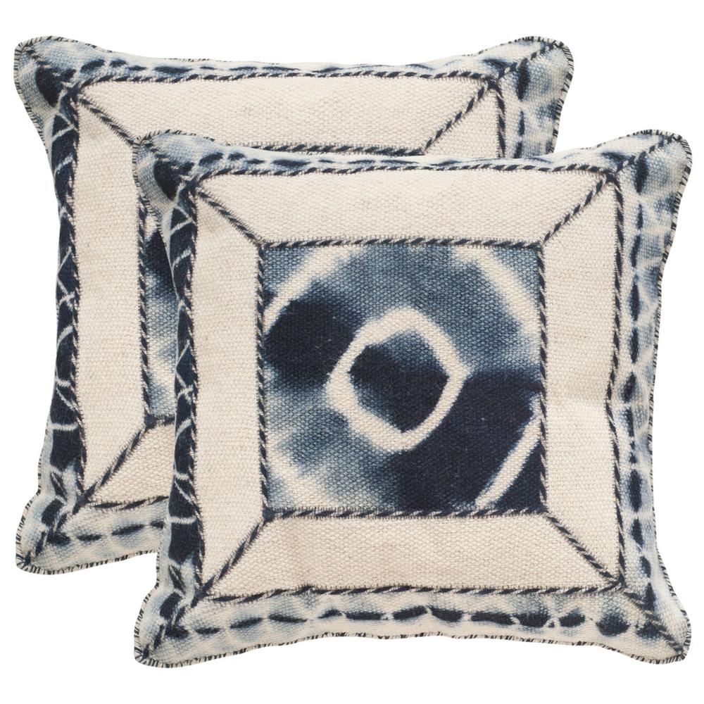 DIP-DYE PATCH PILLOW, DEC551B-2020-SET2. Picture 1