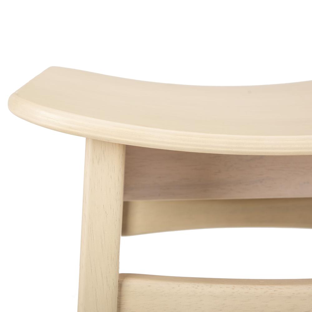 Colbie 3 Piece Pub Set, White Oak. Picture 3