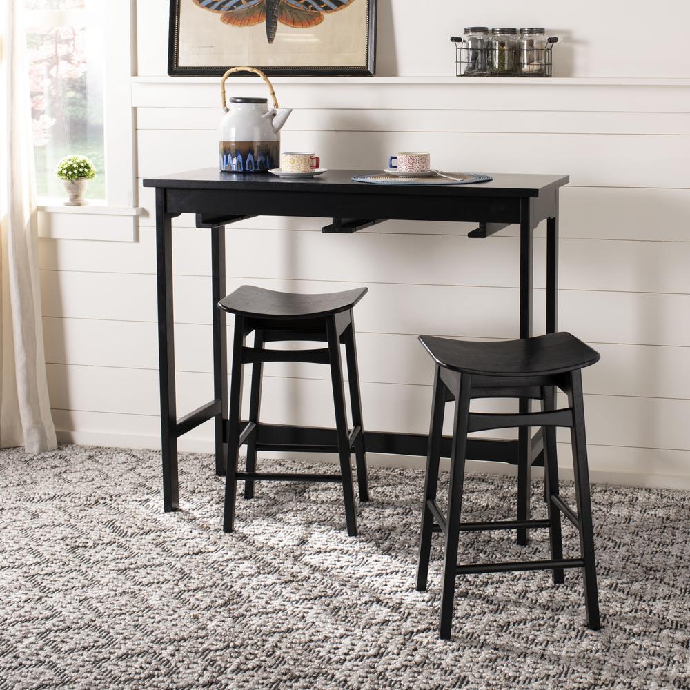 Colbie 3 Piece Pub Set, Black. Picture 7