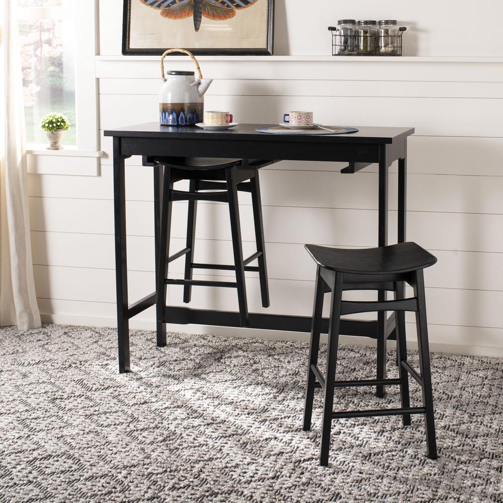 Colbie 3 Piece Pub Set, Black. Picture 8