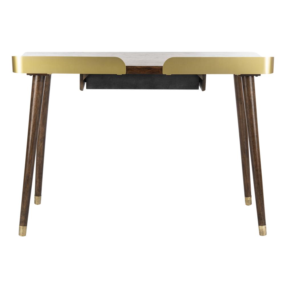 Parker 1 Drawer Desk, Dark Walnut. Picture 2