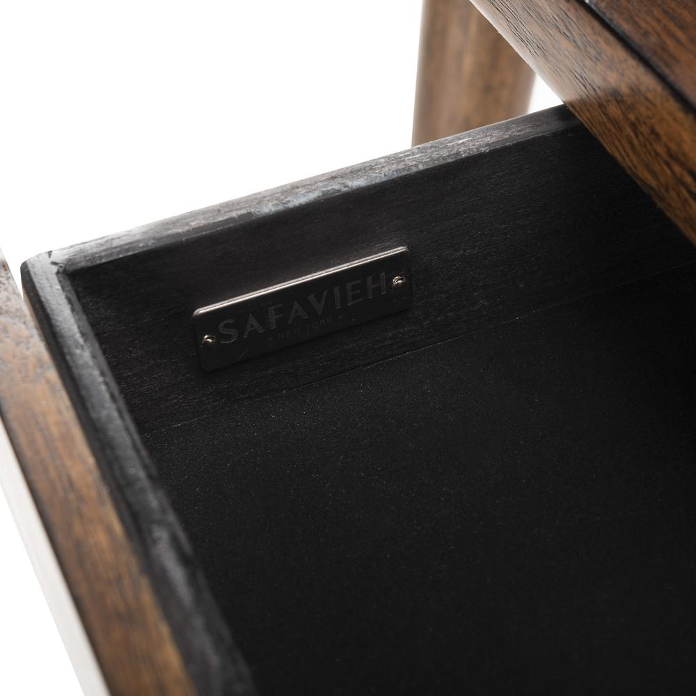 Parker 1 Drawer Desk, Dark Walnut. Picture 7