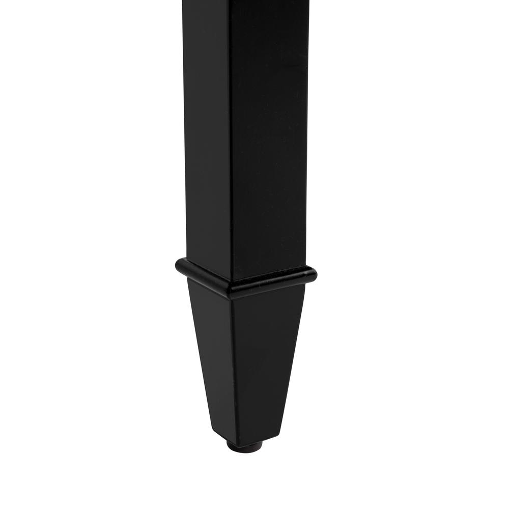 Brayson Rectangle Dining Table, Black. Picture 16