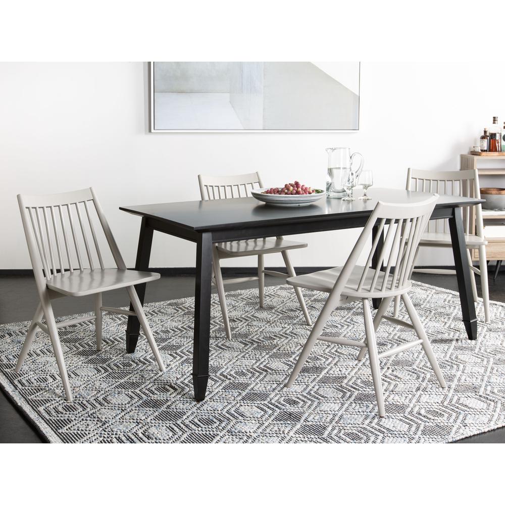 Brayson Rectangle Dining Table, Black. Picture 23