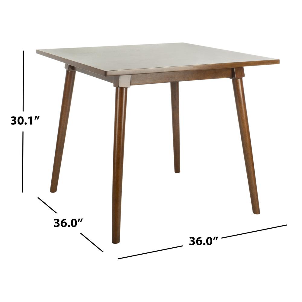 Simone Square Dining Table, Walnut. Picture 3