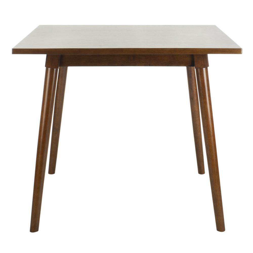 Simone Square Dining Table, Walnut. Picture 1